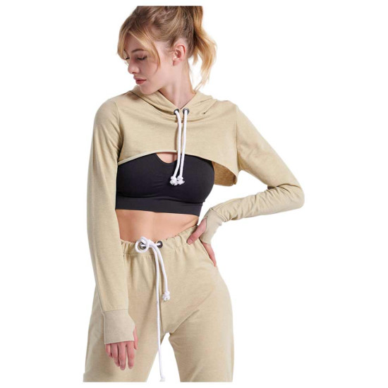 Bodytalk Γυναικείο φούτερ Flash Cropped Hoodie